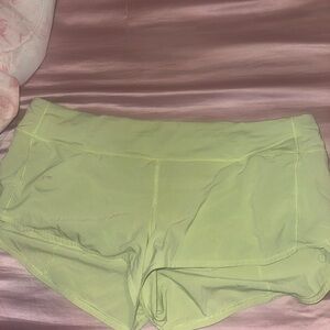 Lime Green Women's Intimate Shorts